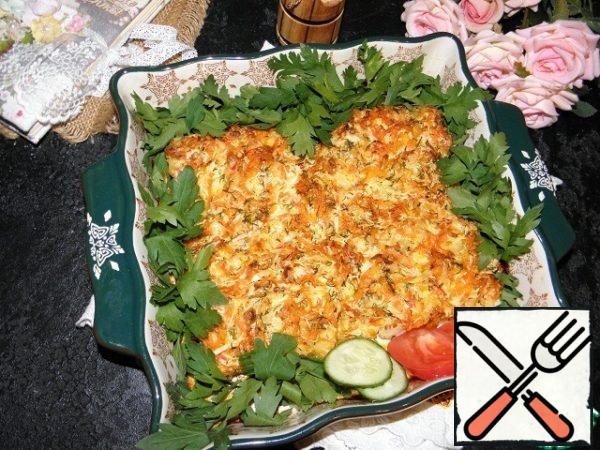 The fish is ready.
