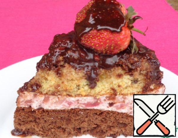 Strawberry Cake "Chance" Recipe