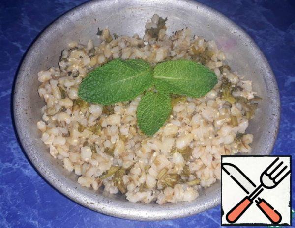 Pearl Porridge with Mint Recipe