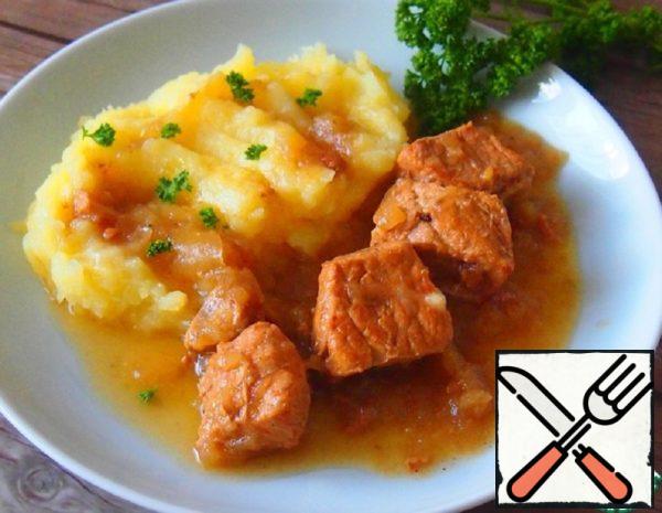 Meat in Onion Sauce Recipe