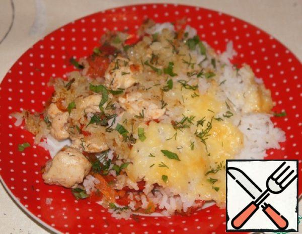 Chicken with Rice "Luxury Dinner" Recipe