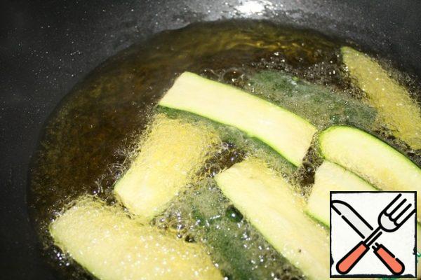 Then wash off the salt and fry in oil until Golden brown.