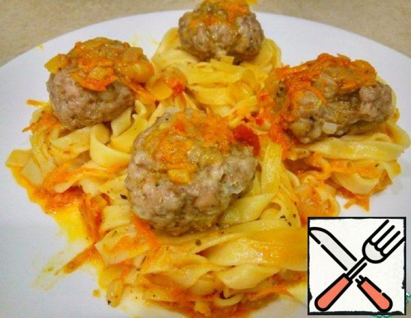 Pasta with Minced Meat and Vegetables Recipe