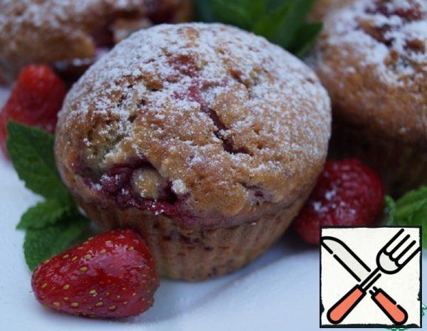Muffins with Strawberries and Ricotta Recipe