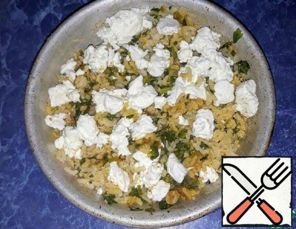 Rice with Parsley and Cottage Cheese Recipe