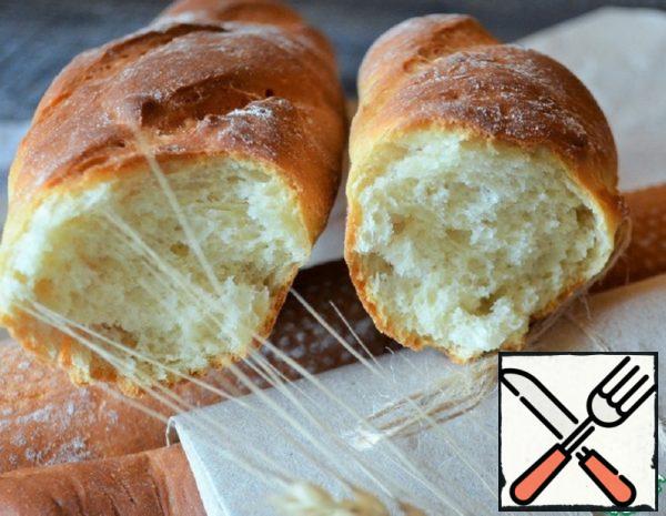 Cheese Baguettes with Whole-Grain Flour Recipe