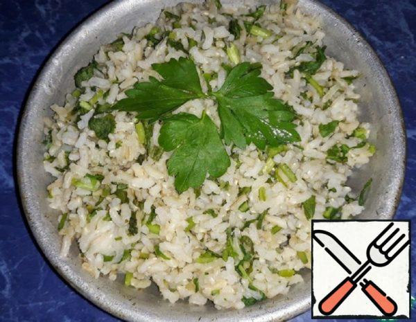 Rice with Arugula Recipe
