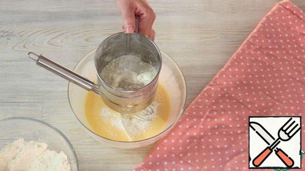 Sift flour and baking powder.
