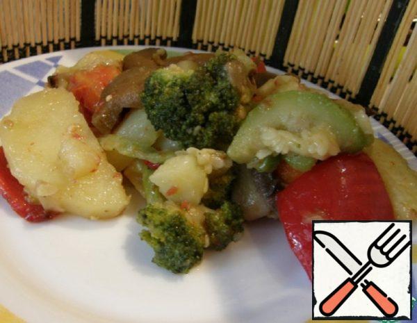Vegetables, Baked in the Oven "Beloved" Recipe