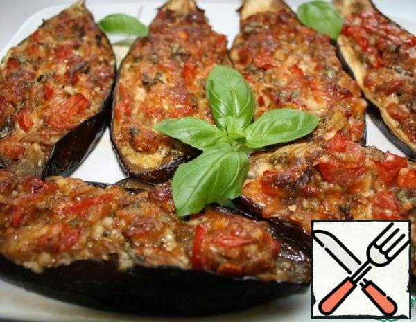 Eggplant baked with Tomatoes and Mozzarella Recipe