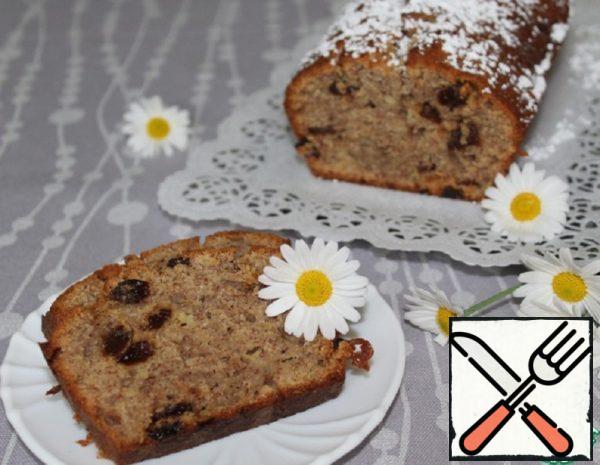 Banana Pie with Raisins and Nuts Recipe