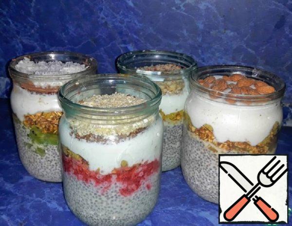 Chia Pudding with Granola and Fruit Recipe