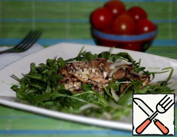 Salad with fresh Champignons Recipe