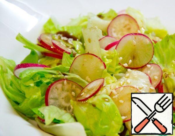 Radish Salad with Ginger Sauce Recipe