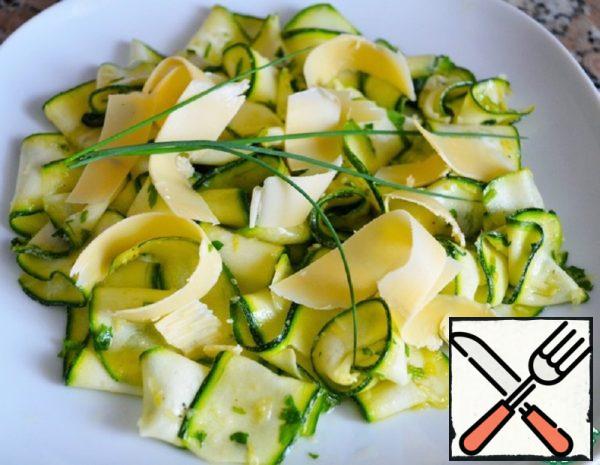 Zucchini Salad with Lemon and Thyme Recipe