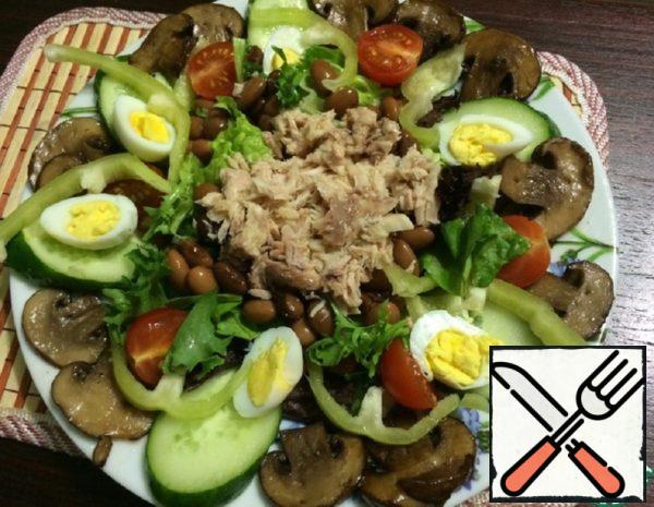 Salad "Unusual Tuna" Recipe