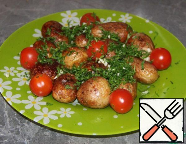 Young Potatoes Fried Whole "Fragrant" Recipe