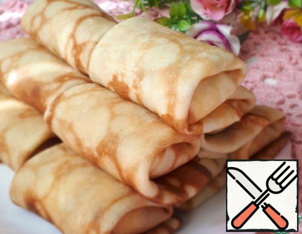 Sour Cream Pancakes with Stuffing Recipe