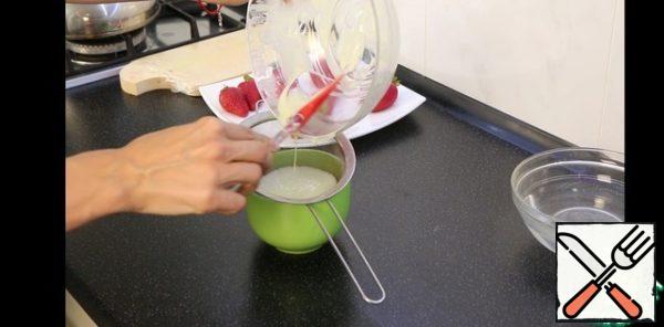 If you have air bubbles you can skip the glaze through a sieve.