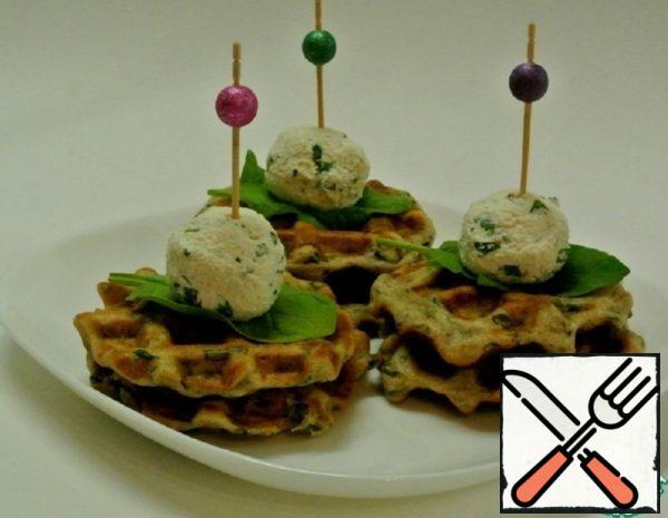Waffles with Spinach Recipe