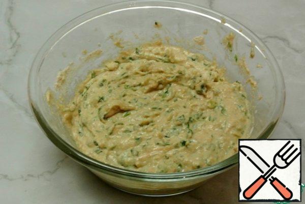 Add the fried onion and spinach.
