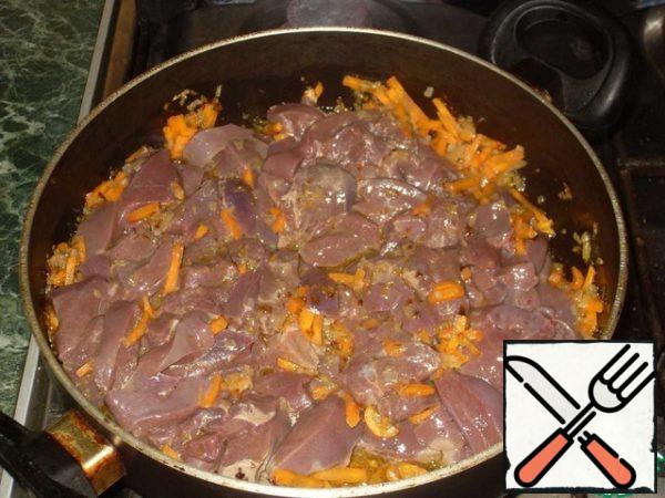 Add the liver.
