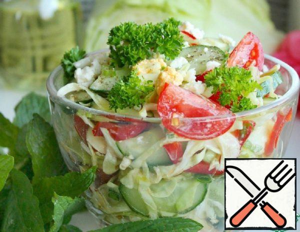 Cabbage Vegetable Salad Recipe