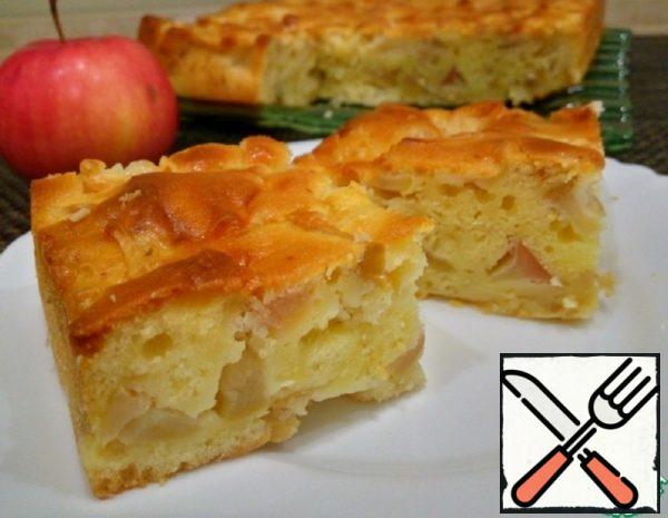 Mega Apple Pie on Kefir Recipe