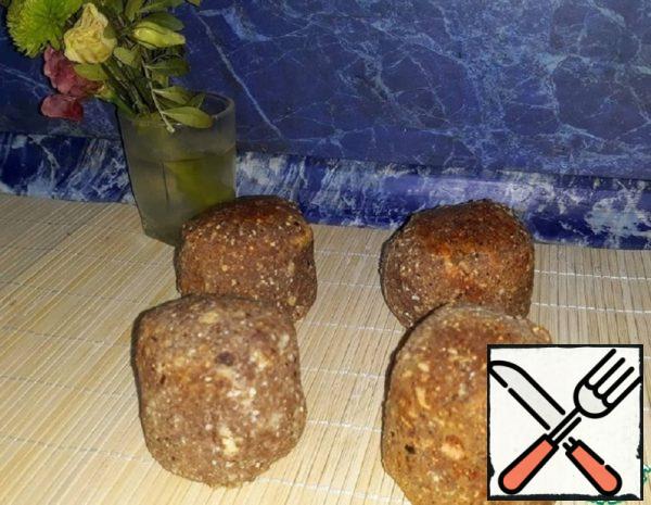 Cottage cheese and Flax Cubes with Walnuts Recipe