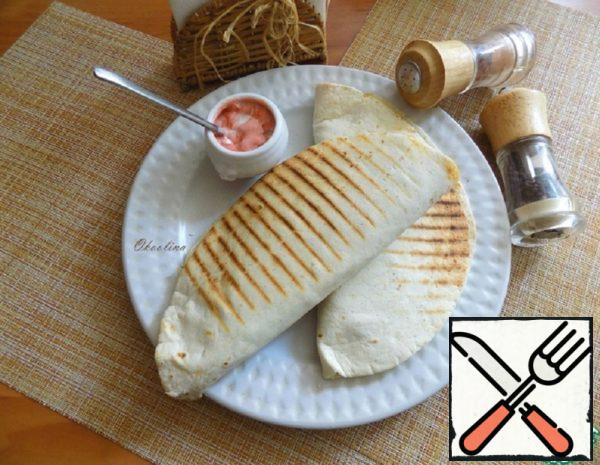 Tortilla with Filling Recipe