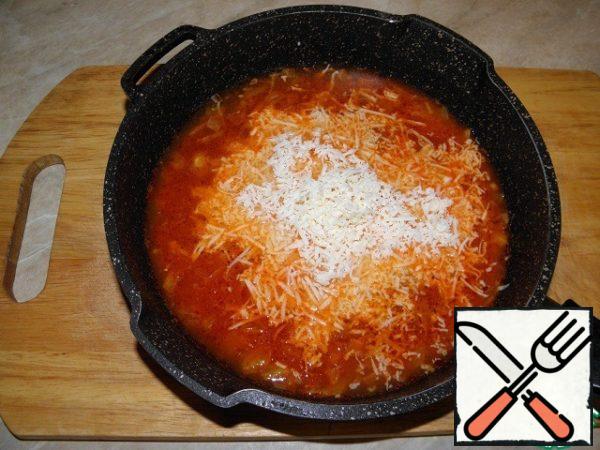 Add grated cheese.