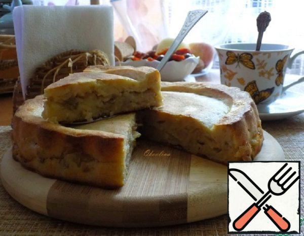 Jellied Sour Cream Pie with Cabbage Recipe