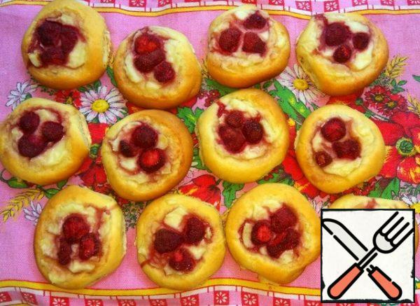 Bake in a preheated 180 degree oven for about 25 minutes.
