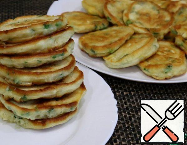 Pancakes with Green Onions and Egg Recipe