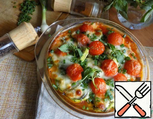 Italian Courgettes with Mozzarella Recipe