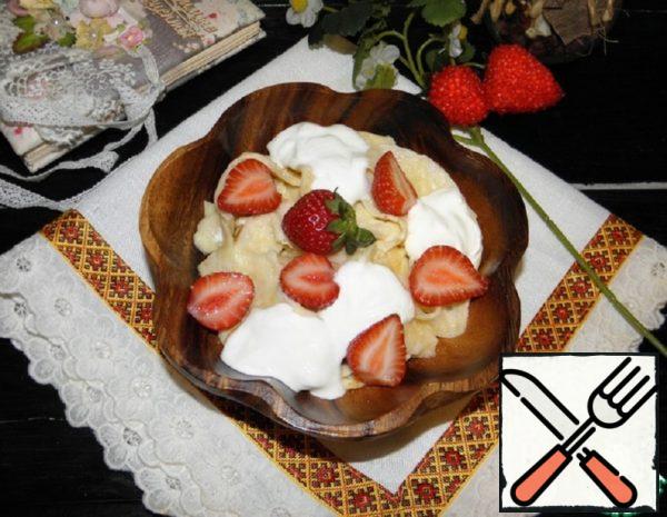 Strawberry Noodle Dessert Recipe