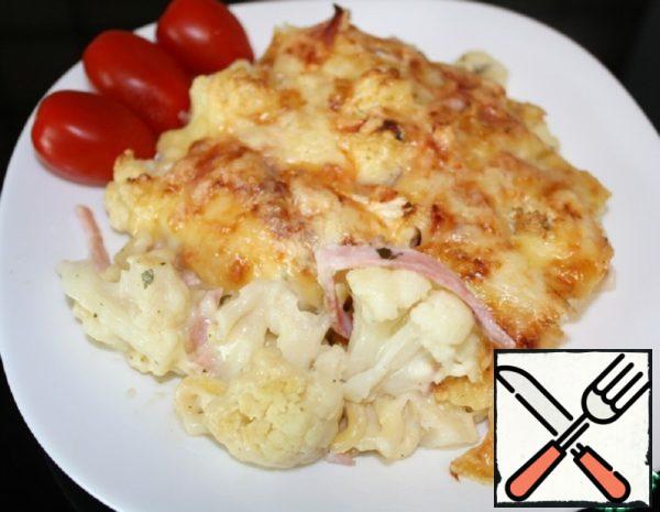 Cauliflower Casserole with Pasta Recipe