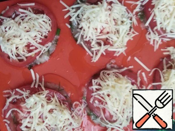 Sprinkle with cheese.
