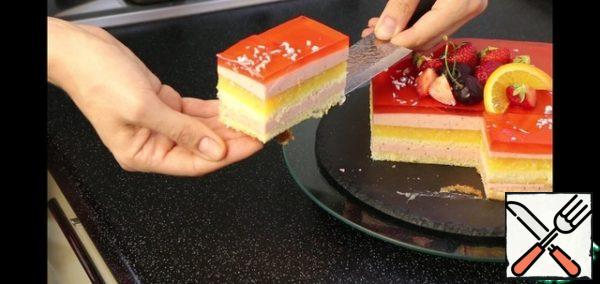 Here's a cake in the cut.