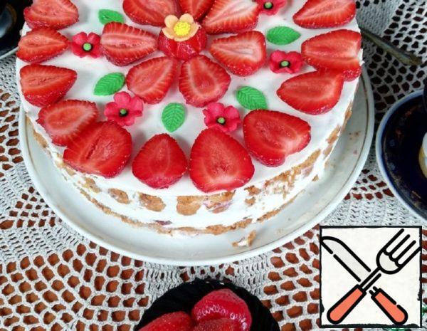 Cake "Strawberry Mood" Recipe