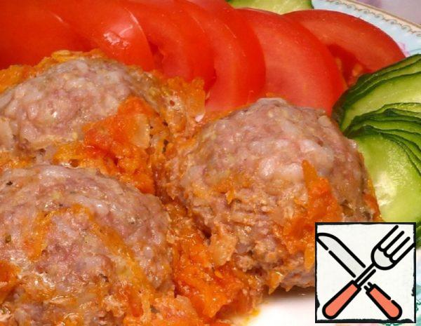 Meatballs with Squash in Tomato Sauce Recipe