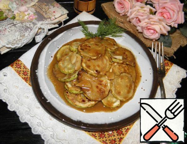 Courgettes in Mustard and Honey Sauce Recipe