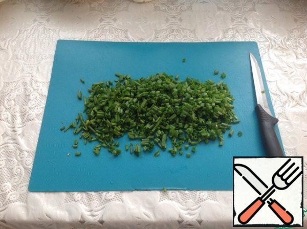 Chop the onion.
