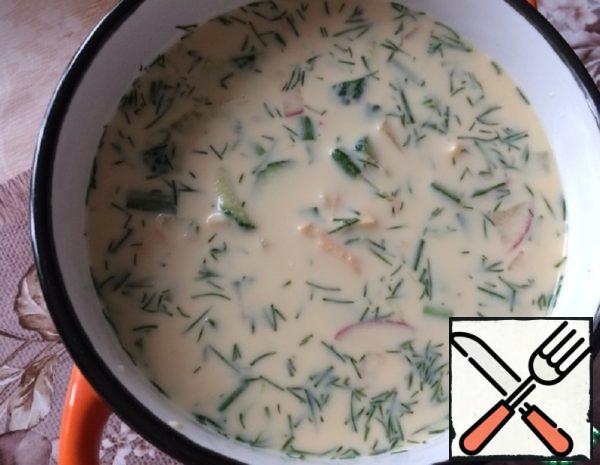Okroshka is Traditional Russian on Kvass Recipe