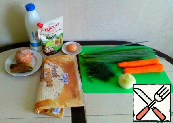 Prepare all the necessary ingredients.
