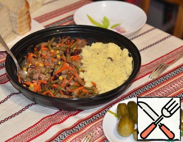 Beef with Vegetables in Tagine Recipe
