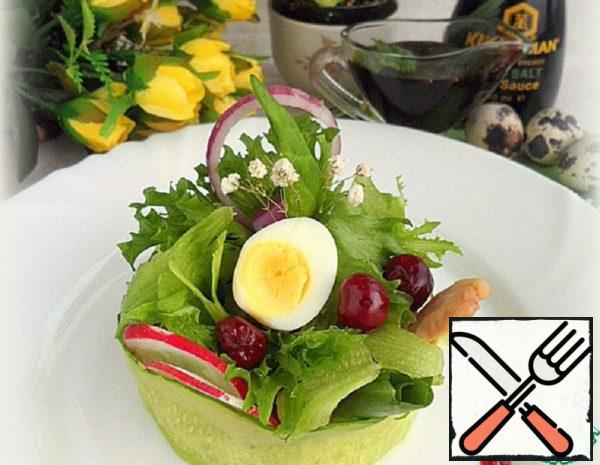 Spring Salad with Jam Sauce Recipe
