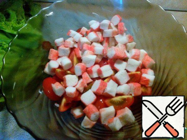They have crab sticks.
