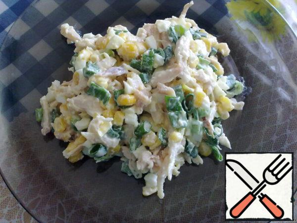Salad with smoked Chicken Breast Recipe