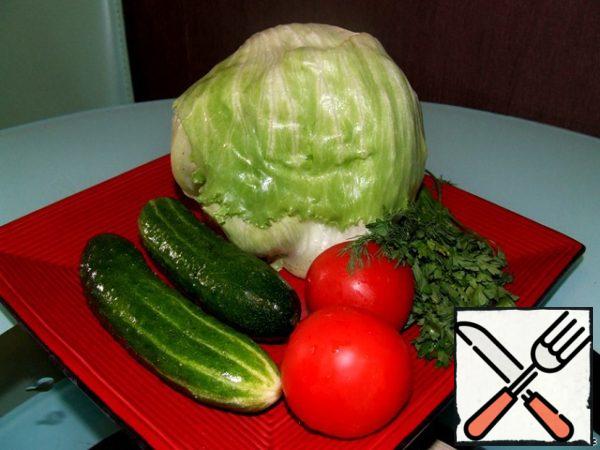 Here are the vegetables we'll need.
